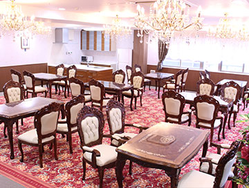 町田市の介護付き有料老人ホーム エクセレント町田の快適な生活空間「レストラン」