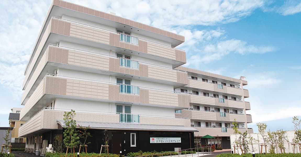 介護付き有料老人ホーム エクセレント立川プレミアの外観