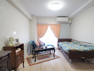 宝塚市の老人ホーム「エクセレント宝塚ガーデンヒルズ」居室