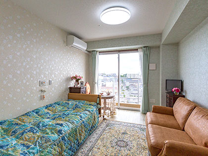 横浜市の介護付き有料老人ホーム エクセレント横濱北寺尾の快適な生活空間「居室」
